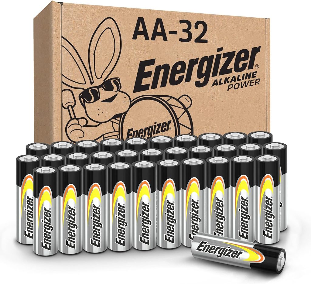 Energizer AA Batteries, Alkaline Power Double A Battery Alkaline, 32 Count