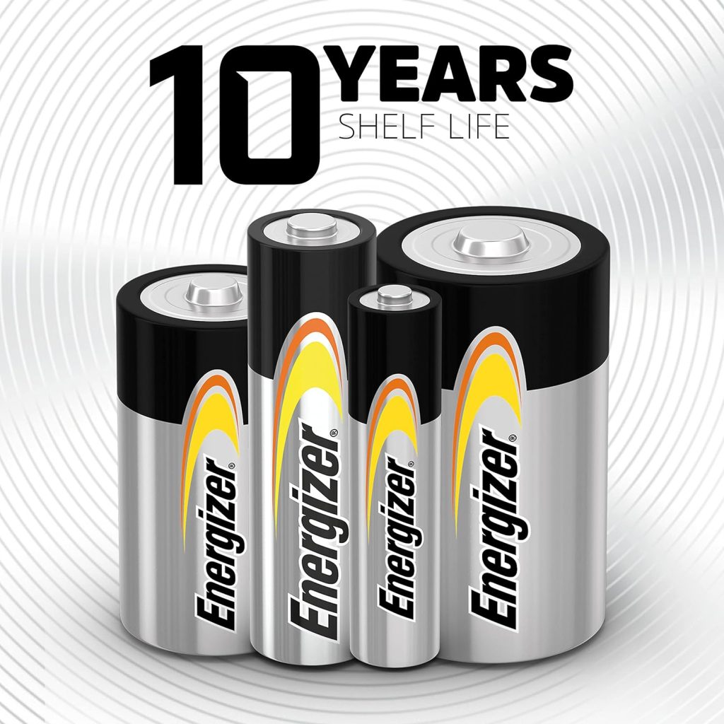 Energizer Alkaline Power D Batteries (12 Pack), Long-Lasting Alkaline Size D Batteries