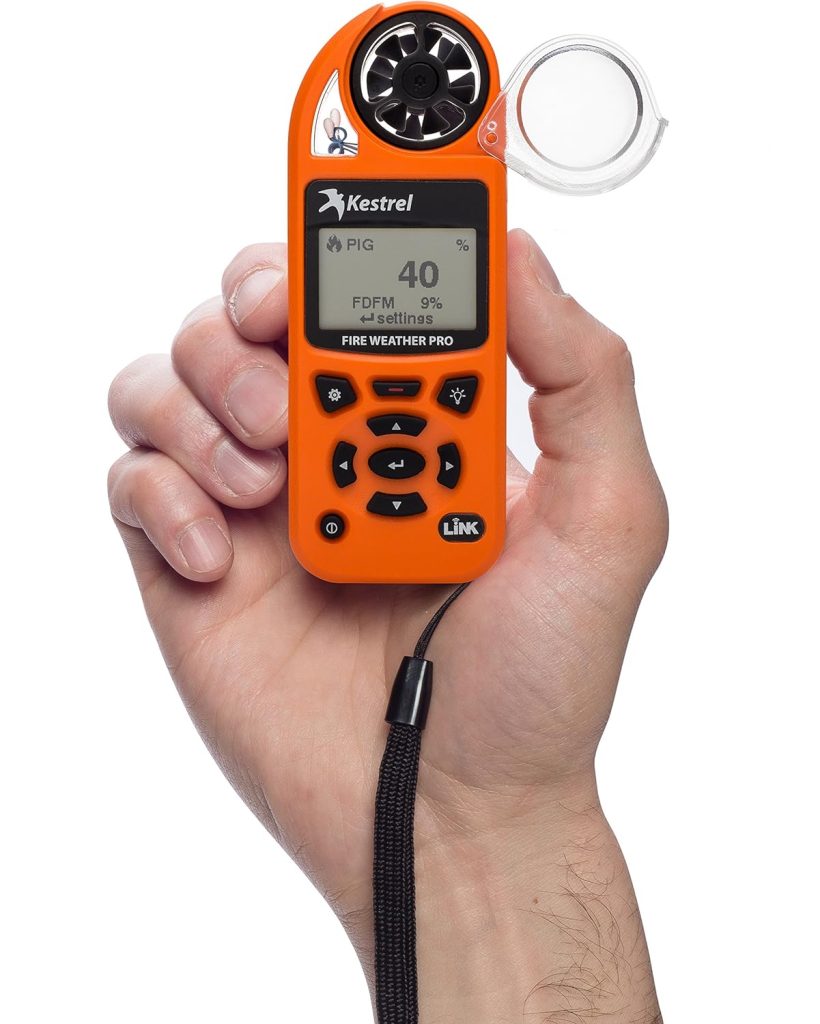 Kestrel 5500FW Fire Weather Meter Pro with Link, Orange
